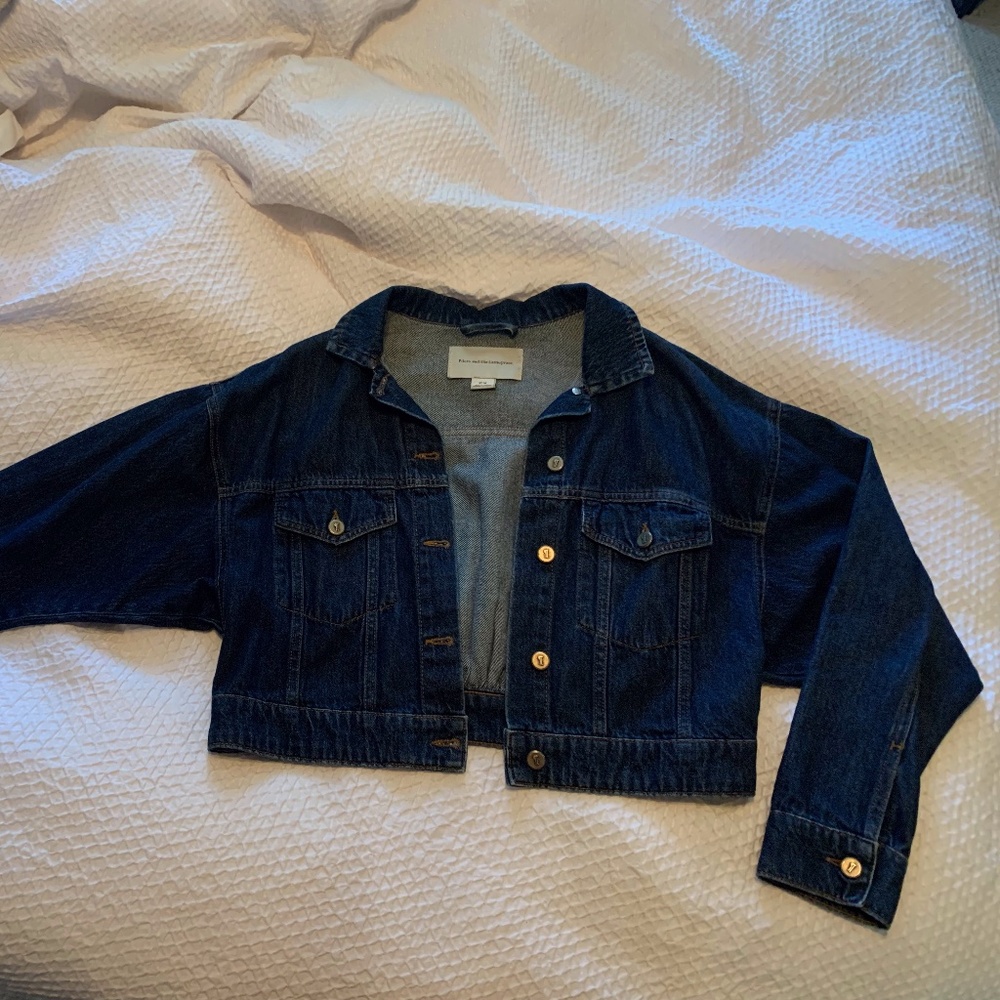 Pilcro Cropped Demin Jacket